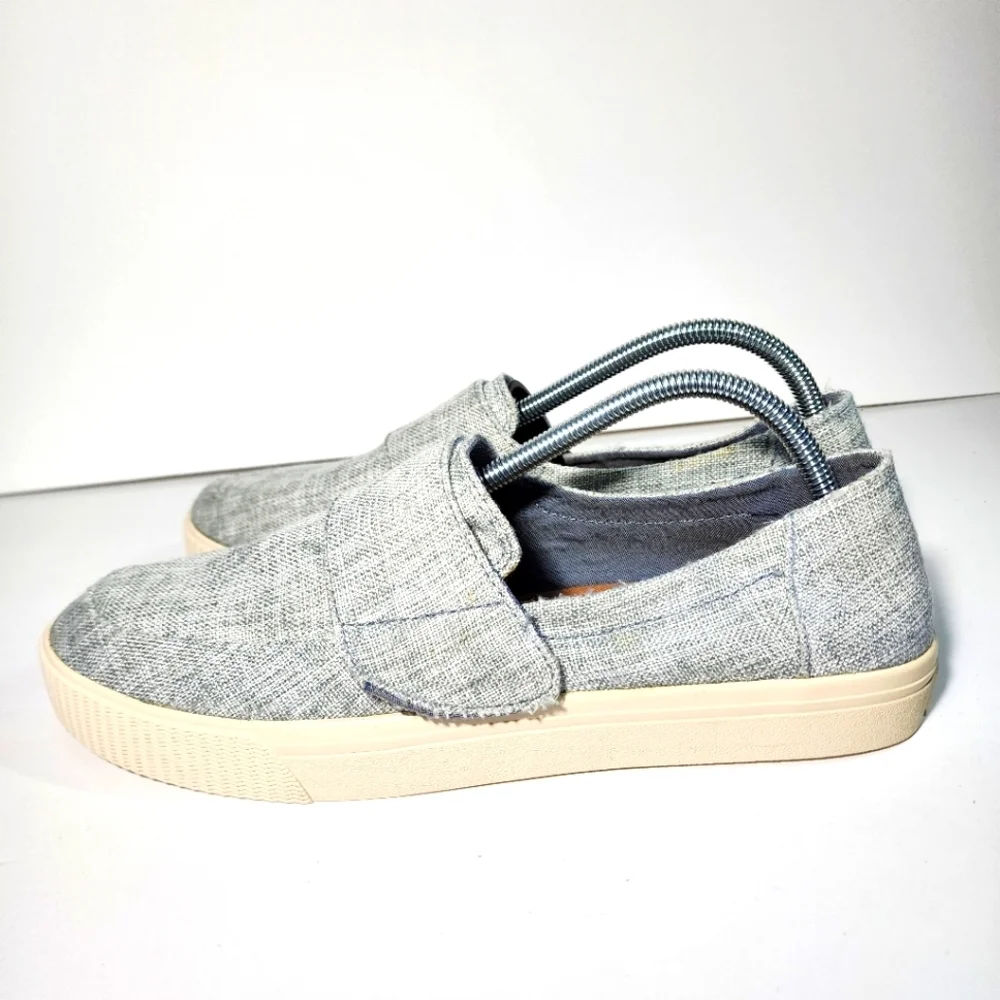 Toms DRIZZLE GREY METALLIC WOVEN ALTAIR Size W12